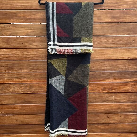 Thick Square Fringe Scarf​ - Picture 2 of 7